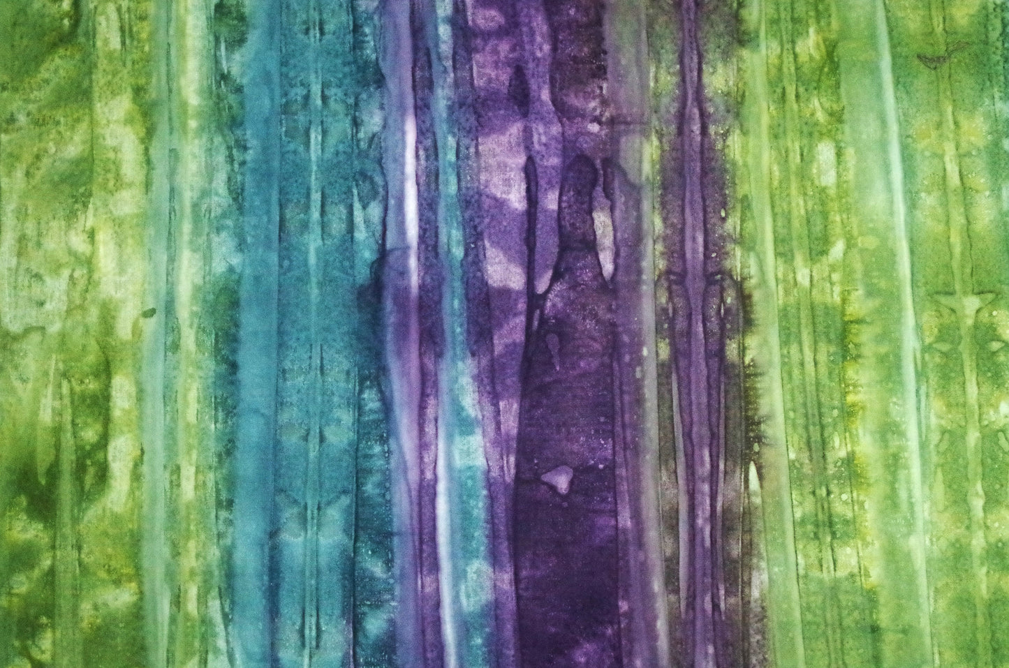 Batik Print - Green Blue & Purple