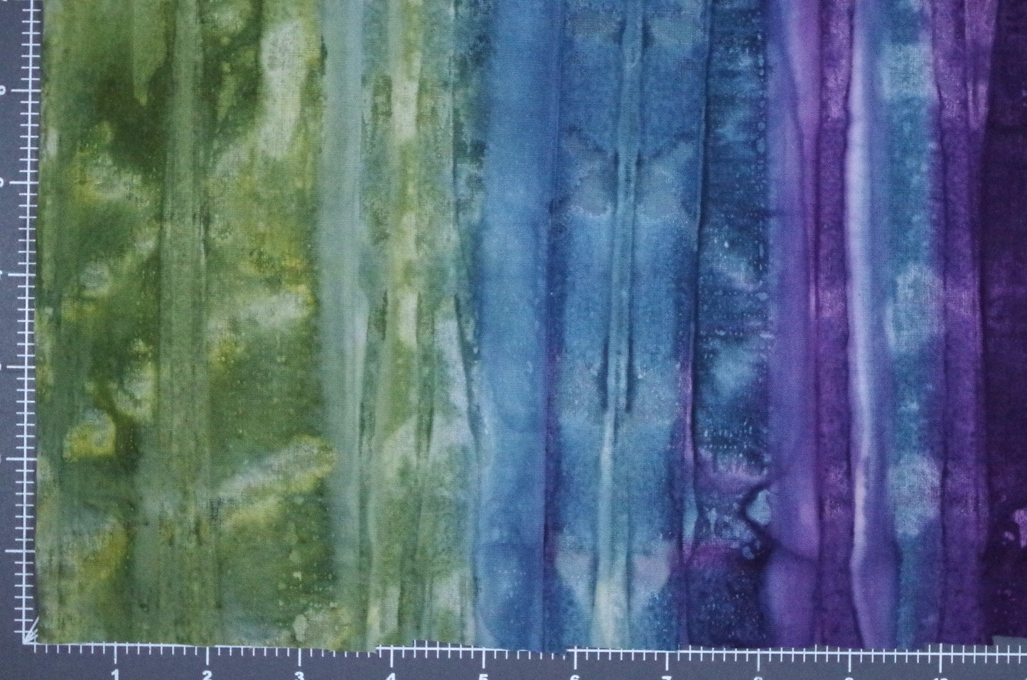 Batik Print - Green Blue & Purple