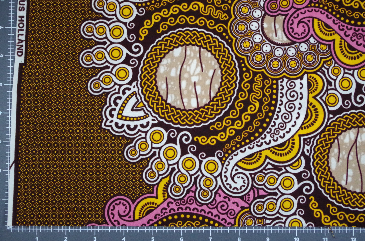 Vibrant Ankara Wax Print - Pink Sea Shells