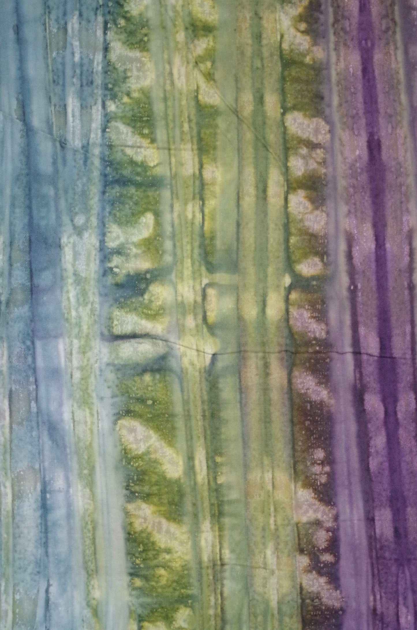 Batik Print - Green Blue & Purple