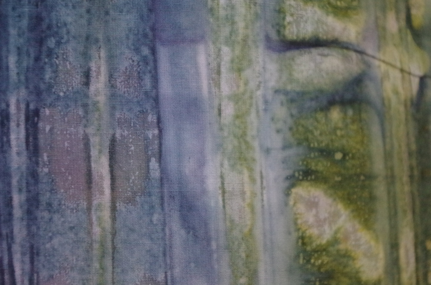 Batik Print - Green Blue & Purple