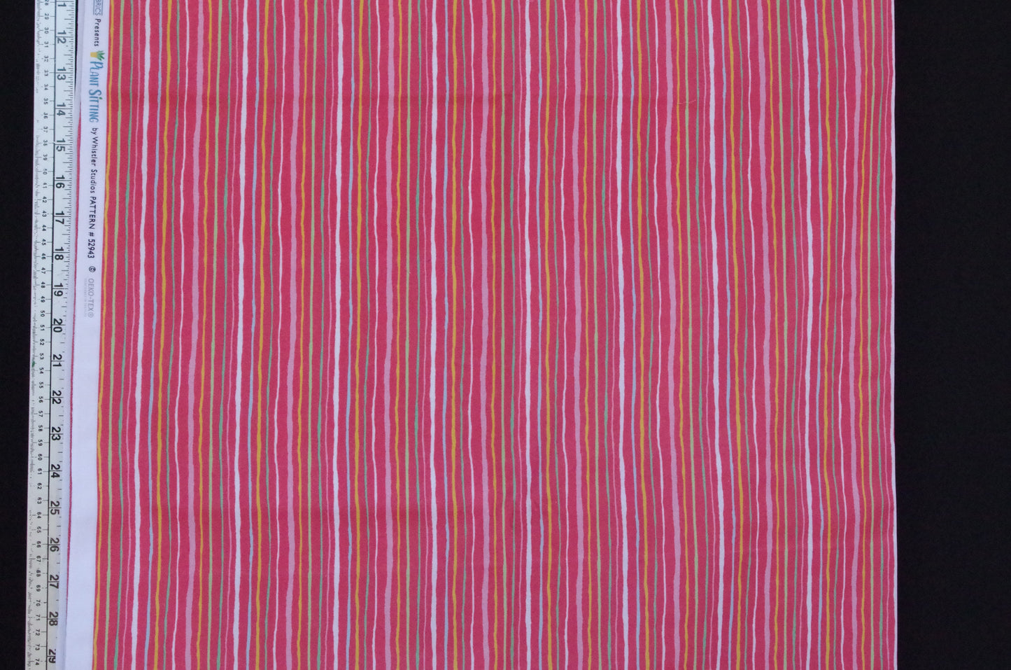 Qulting Cotton - Fat Quarter - Stripes Red