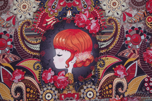 Beanie and Buff - Stenzo 100% Cotton Oeko-Tex Fabric Panel - 24" x 118"