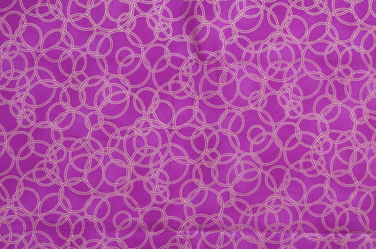 Qulting Cotton - Fat Quarter - Ring Purple