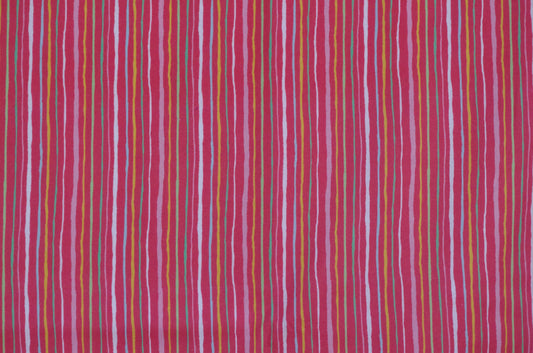 Qulting Cotton - Fat Quarter - Stripes Red
