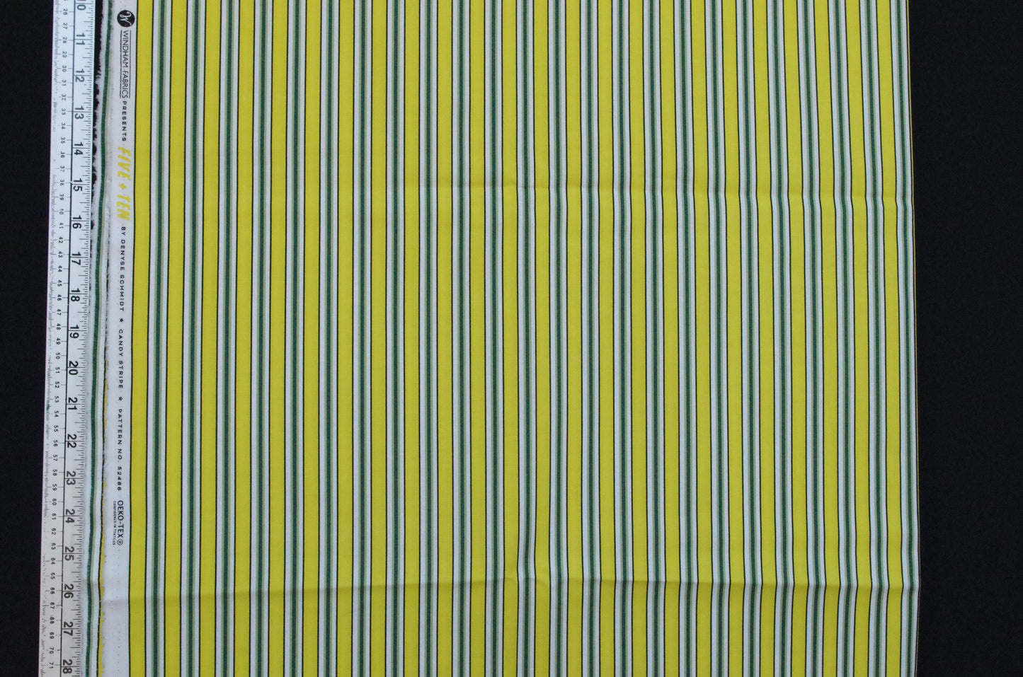 Qulting Cotton - Fat Quarter - Stripes Green