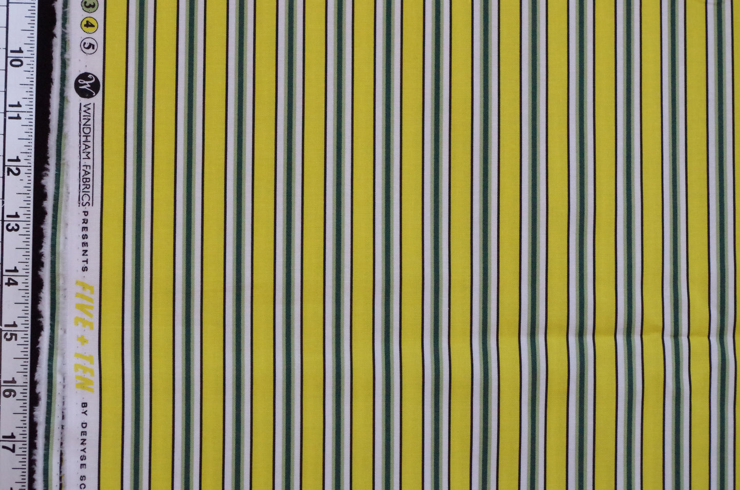 Qulting Cotton - Fat Quarter - Stripes Green